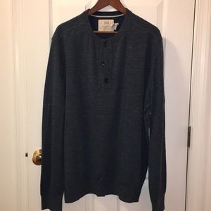 BR Heritage Collection Blue button sweater